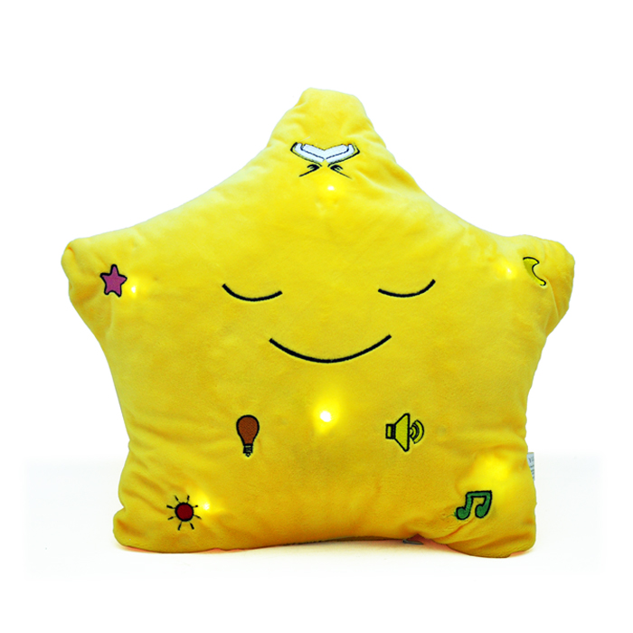 Eid Mubarak Doux Jouet Muslim Children Toys Plush Talking Star Dolls Islamic Soft Toy Dua Pillow With Sound ELP-P02